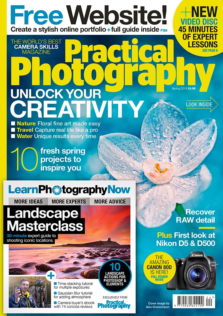 practical photography magazine interview with Rosie Nixon Spring 2016 edition