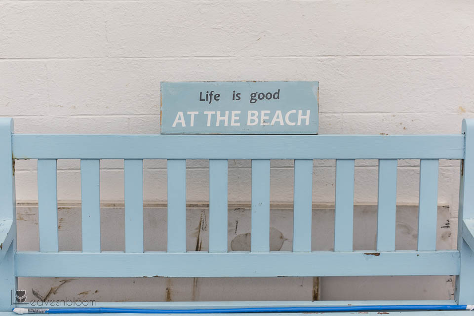 life is good at the beach sign
