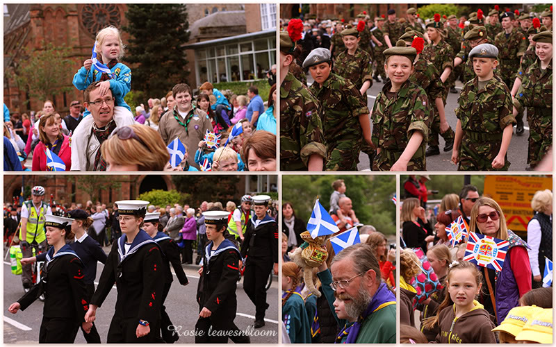 Youth Organisations on parade ​ in perth tayside​