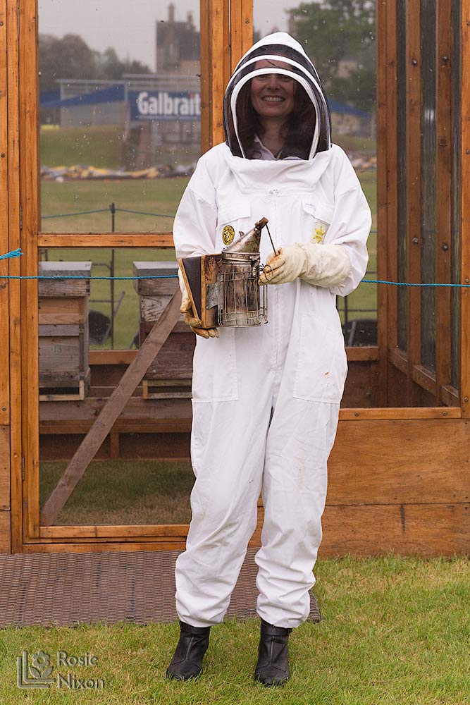 rosie nixon flower photographer bee happy gardening scotland with ayr beekeepers